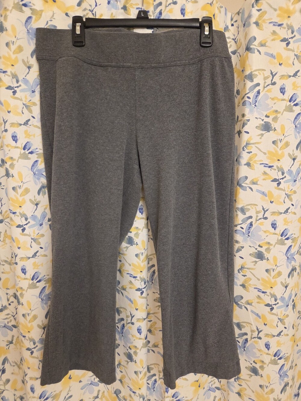 Lands End Starfish Mid-rise Pull On Crop Pants Size Large